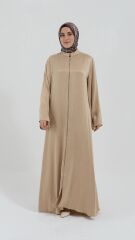 Bej Renk Cupra Kumaş Ferace