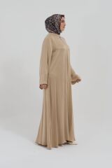 Bej Renk Cupra Kumaş Ferace